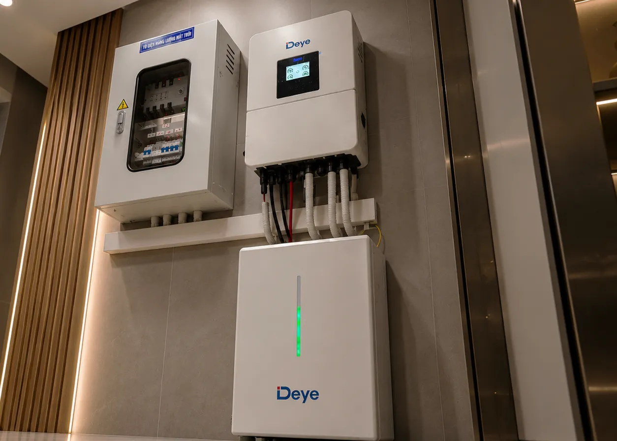 Hybrid 8kWp + 10kWh — Nhà phố Thủ Đức
