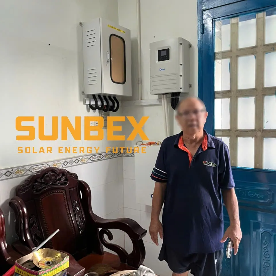 Điện mặt trời Off-Grid 5,04 kWp kèm pin lưu trữ 5kwh