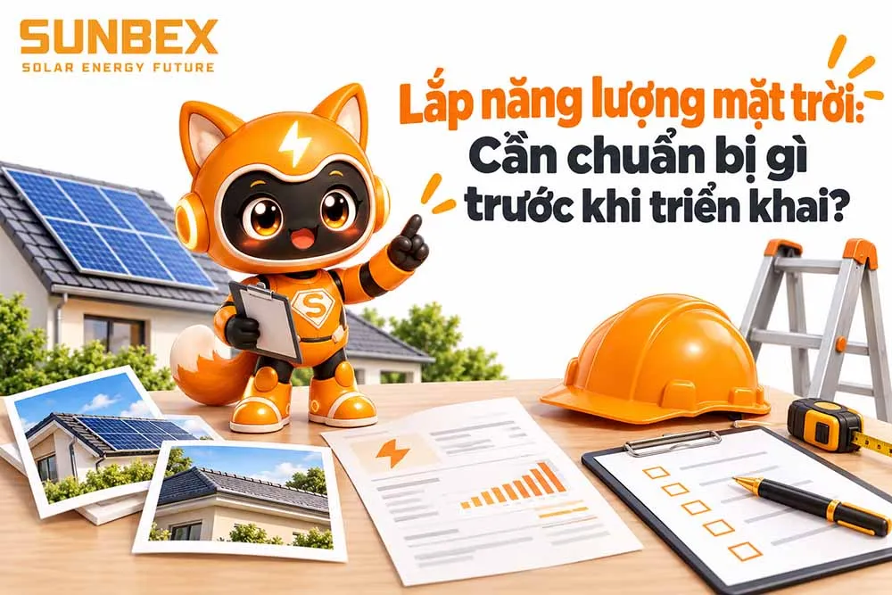 Lắp năng lượng mặt trời cần chuẩn bị gì trước khi triển khai?